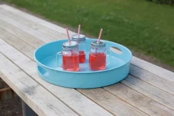 Table barbecue avec plateau amovible (Plateau bleu)
