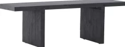 Table basse en hévéa 120 x 38 cm Yakunik