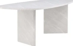 Table de repas ovale 220 x 100 cm Grönvik (Blanc)