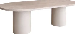 Table de repas ovale 200 x 100 cm Narvik