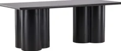Table de repas rectangulaire 210 x 100 cm Olivia (Noir)