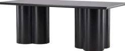 Table de repas rectangulaire 210 x 100 cm Olivia (Noir)