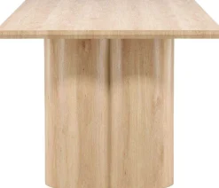 Table de repas rectangulaire 210 x 100 cm Olivia (Effet bois)
