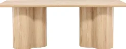 Table de repas rectangulaire 210 x 100 cm Olivia (Effet bois)