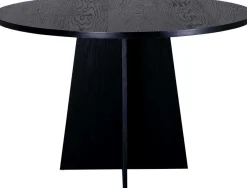 Table de repas ronde ⌀110 cm Bootcut (Noir)