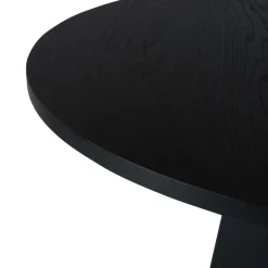 Table de repas ronde ⌀110 cm Bootcut (Noir)