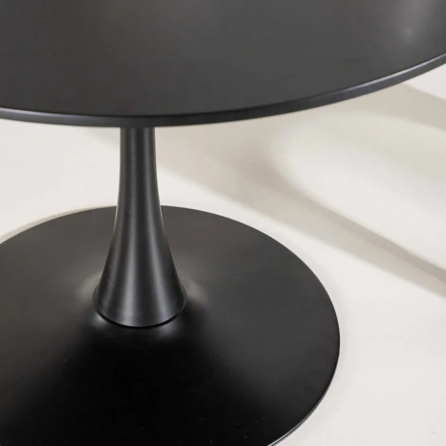 Table de repas ronde ⌀100 cm Glade (Noir)
