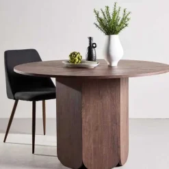 Table de repas ronde ⌀120 cm Tekla (Mocca)