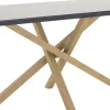 Table de repas 90 x 180 cm Piazza (Noir, Marron)