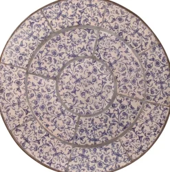 Table en céramique et fer forgé