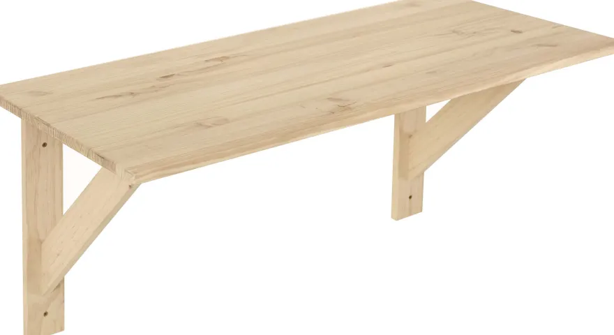 Table murale en pin massif Kit Line