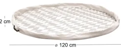Tapis de jeux refermable et transportable 120 cm