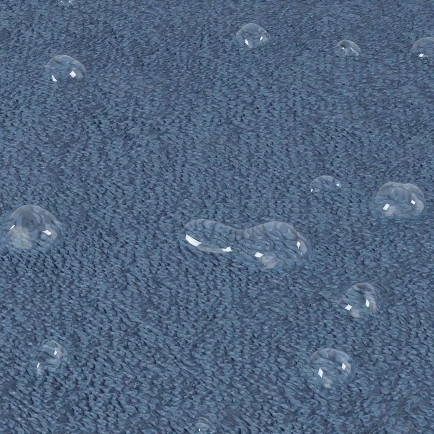 Tapis de séchage vaisselle pliable Udry (Bleu ardoise)