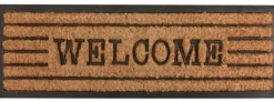 Tapis en fibres de coco inscription Welcome