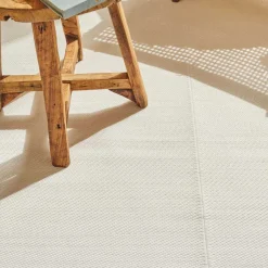 Tapis extérieur en polypropylène Spargi 1747 blanc (120 x 160 cm)