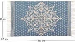 Tapis oriental en coton90 x 150 cm