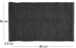 Tapis éponge coloré (Noir)