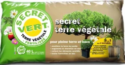 Terreau bio secret terre végétale 40 litres