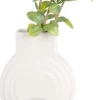 Vase en céramique Art circles 23 cm (Ivoire)