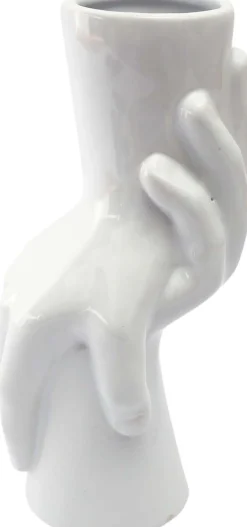 Vase en dolomite Main 24 cm